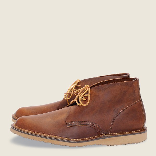 Zapatos Red Wing Heritage Hombre Marrom - Weekender - Chukkar Rough & Tough Cuero - 354-TLCDBM